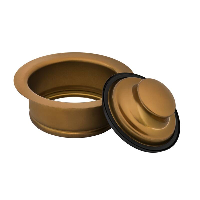 Ruvati Garbage Disposal Flange for Kitchen Sinks - Copper Tone Stainless Steel
