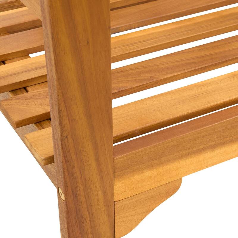 vidaXL Rose Bench Natural in Solid Acacia Wood