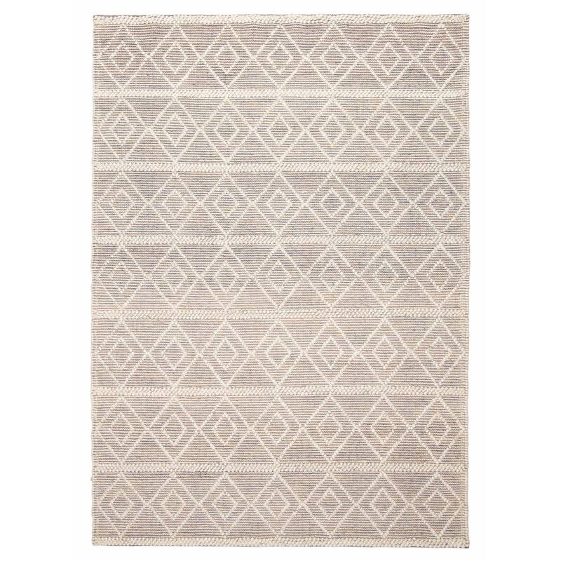 ECARPETGALLERY Braid weave Sienna Brown Wool Rug - 5'2 x 7'5 - Brown - 5'2 x 7'5