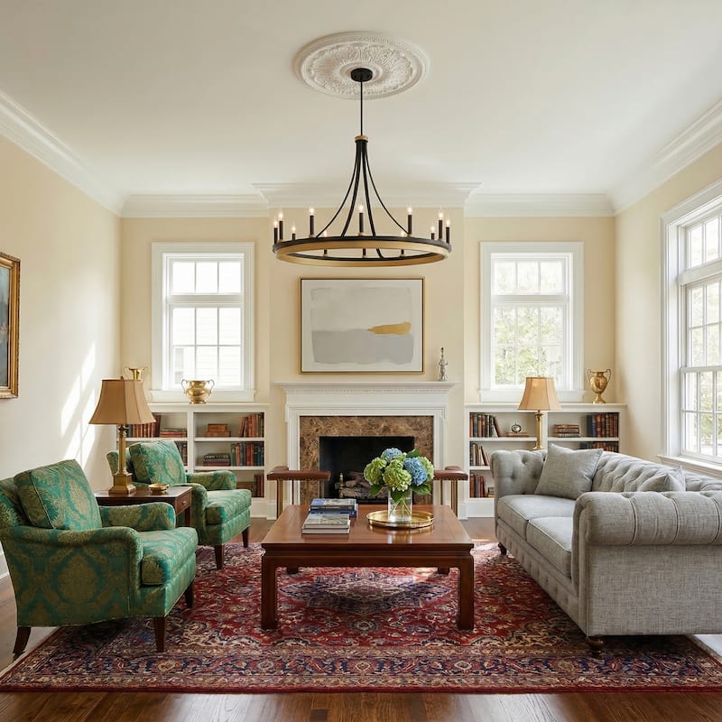 Acroma 12-light 40In Modern Farmhouse Large Empire Chandelier