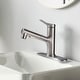 preview thumbnail 14 of 27, 7.8" H Single-Handle Bathroom Sink Faucets with Pull Out Sprayer, Single Hole Vessel Faucet With Deck Plate