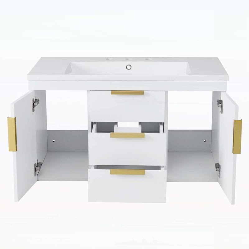 36'' Wall Mounted Bathroom Vanity