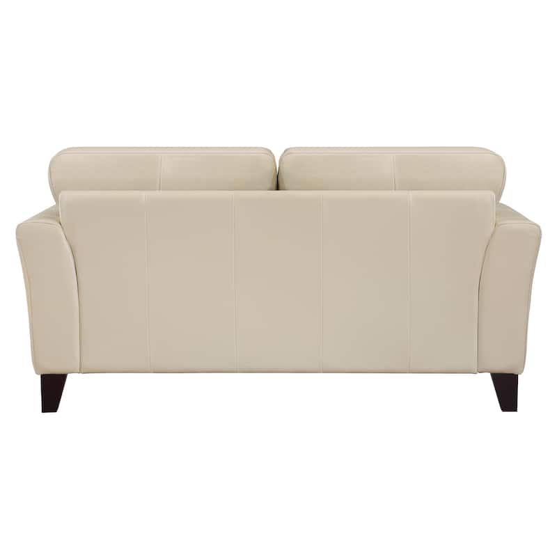 Howe Leather Living Room Loveseat