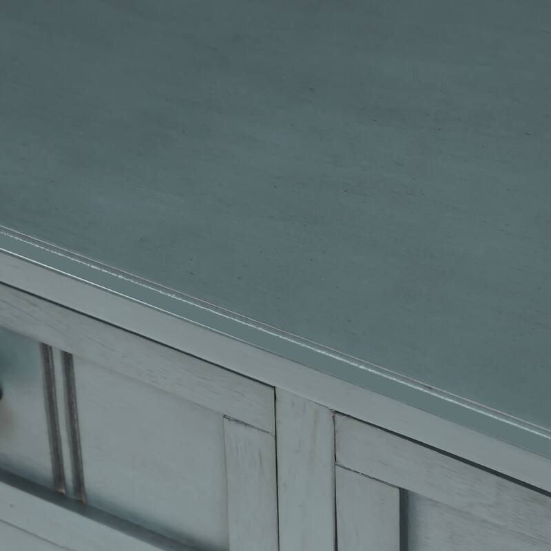 Narrow Console Table, Slim Sofa Table with Three Storage Drawers and Bottom Shelf