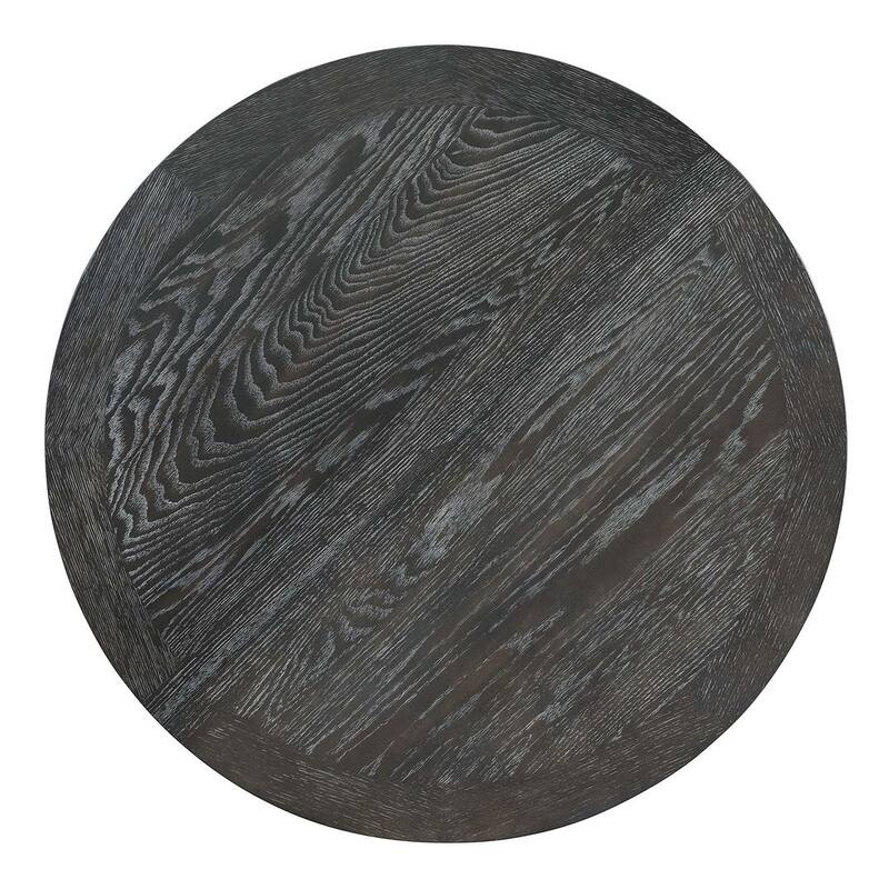 Wooden Round Drop Leaf Extendable Dining Table Set with 4 Upholstered Chairs