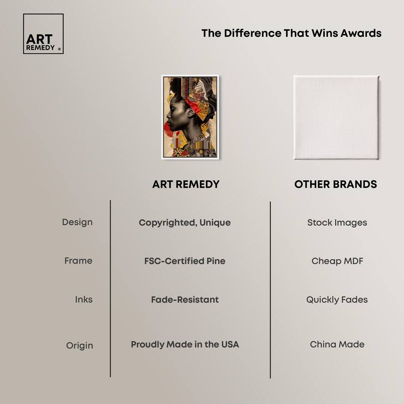Cultural Collage Canvas by Art Remedy