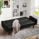 preview thumbnail 29 of 31, Sofa Bed, Futon Couch Bed, Faux Leather Love Seats Sofa, Loveseat Sleeper Bed For Living Room, Guest
