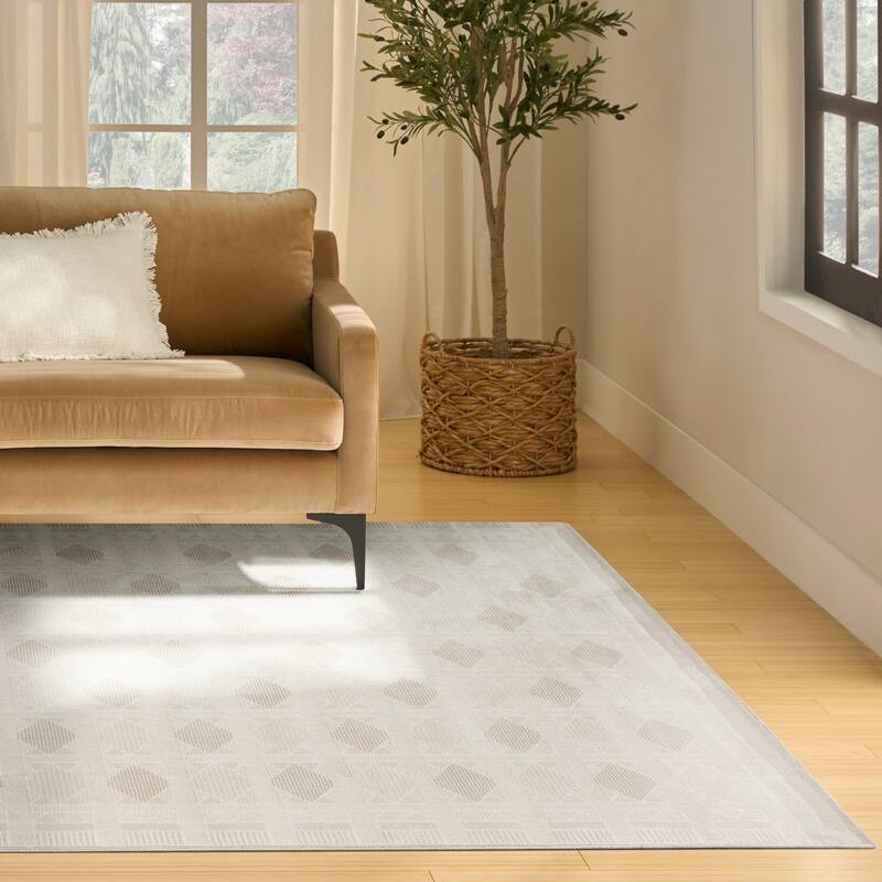 Nourison Nordic Indoor only Geometric Area Rug