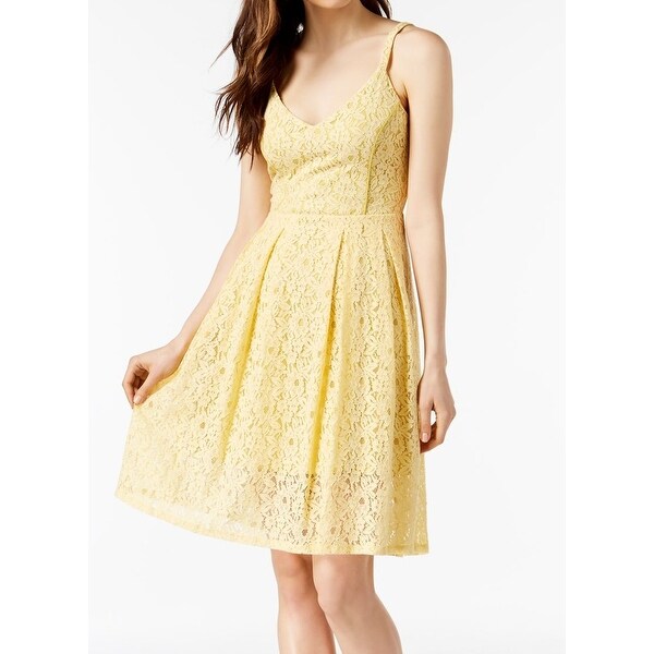 guess yellow dress