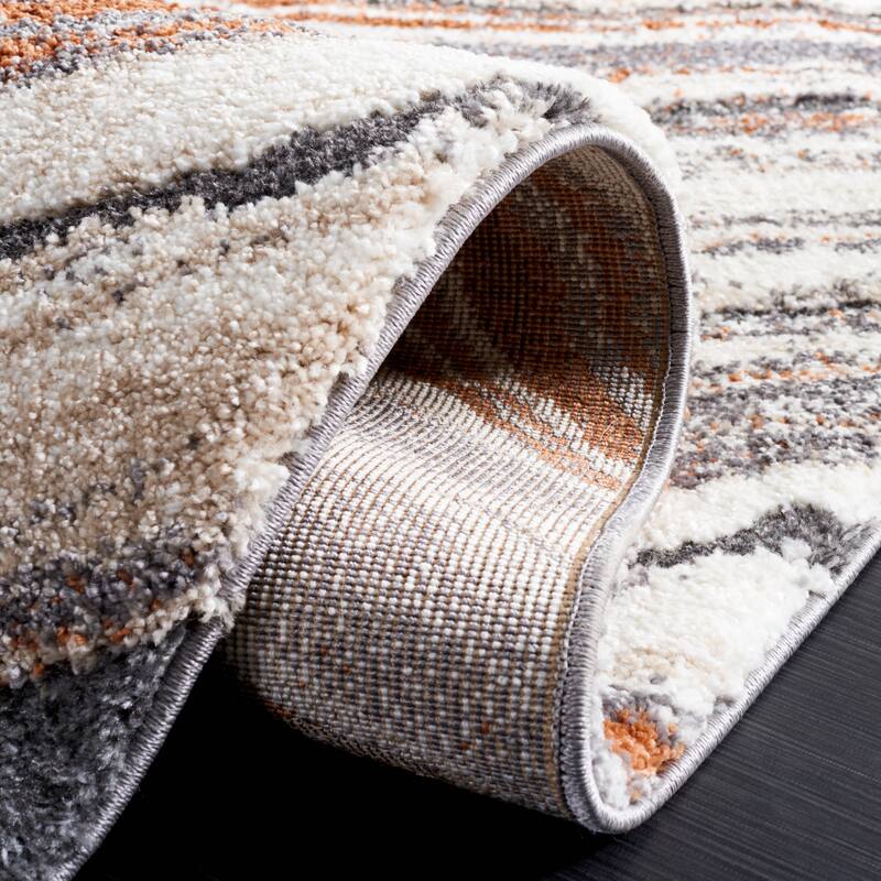 SAFAVIEH Cyrus Shag Selvedina Modern Abstract Rug