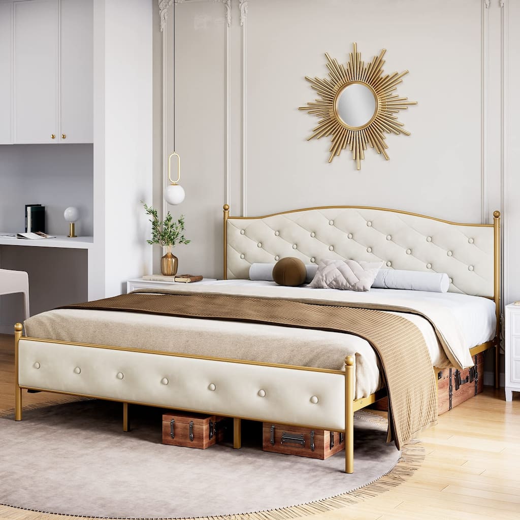 Upholstered Platform Bed