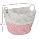 preview thumbnail 55 of 69, Handmade Dried Plant Wicker Contemporary Storage Basket