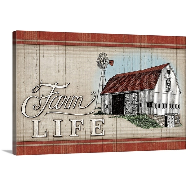 "The Farm Life" Canvas Wall Art