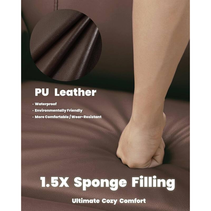 360° Swivel Manual Recliner Chair, with Massage & Remote Control