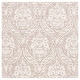 preview thumbnail 54 of 53, SAFAVIEH Handmade Abstract Katie Modern Wool Rug 6' Square - Ivory/Beige - Square