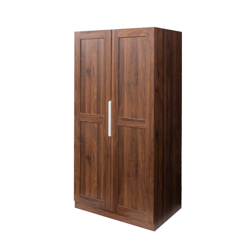 Double Door Pantry Cabinet, Freestanding Buffet Cupboards Sideboard w/ Shelves, Kitchen Pantry Storage Cabinet for Dinning Room