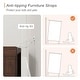 preview thumbnail 49 of 71, WAMPAT Mid Century Modern Dresser, 31.9" Tall Storage Cabinet with Drawers