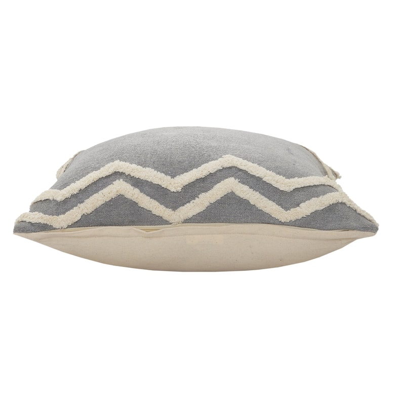 Sevita Soft Chevron Bordered Throw Pillow, Single or Set of 2