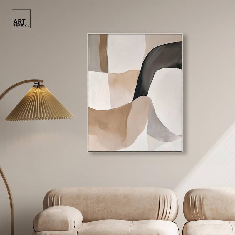 Curvilinear Composition I Canvas by Art Remedy