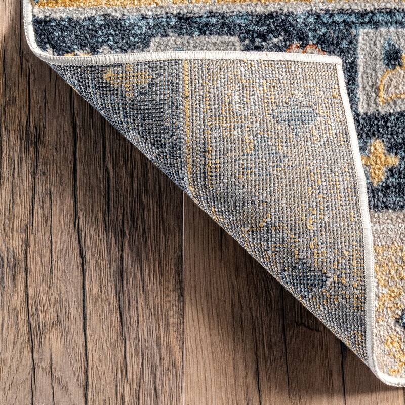 Nuloom Shannon SpinClean Machine Washable Geometric Tribal Area Rug