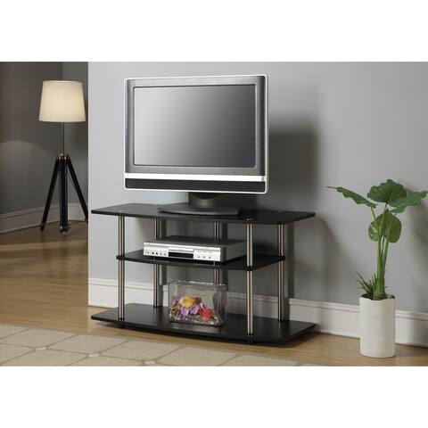 Porch & Den Derbigny No Tools 3 Tier Wide TV Stand