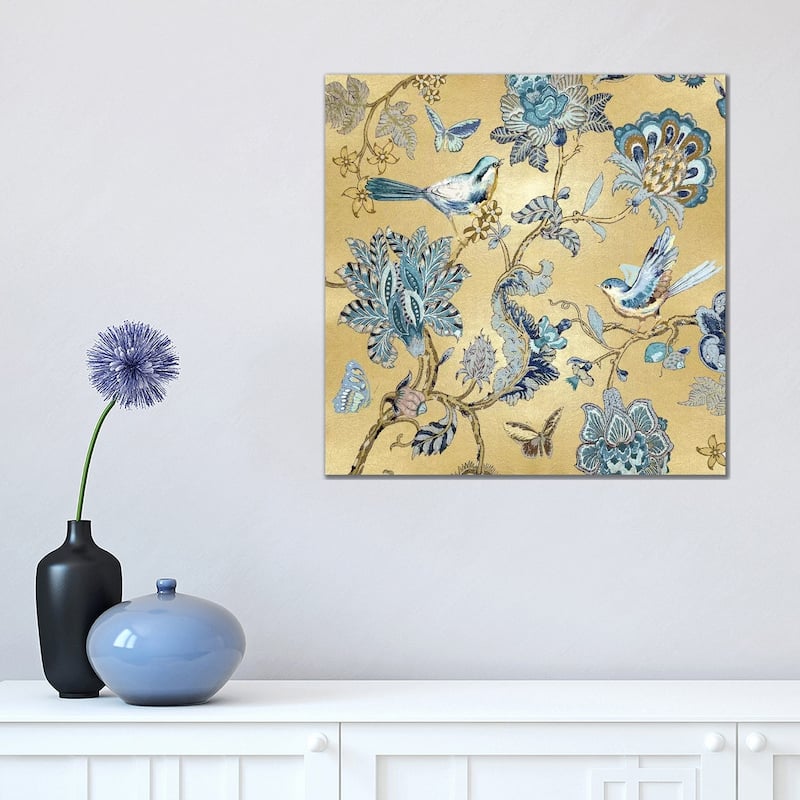 iCanvas "Passing Thru II On Gold" by Renee Campbell Canvas Print - 18x18x1.5