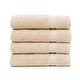 preview thumbnail 4 of 12, Authentic Hotel Spa Turkish Cotton Hand Towels (Set of 4) Beige