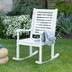 preview thumbnail 4 of 27, Middlebrook Surfside Acacia Wood Outdoor Rocking Chair