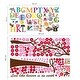 preview thumbnail 5 of 3, Walplus Huge Pink Tree Alphabets Children Wall Sticker Nursery Decor