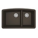 preview thumbnail 51 of 66, Karran Undermount Quartz 32 in. 60/40 Double Bowl Kitchen Sink Kit