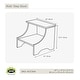 preview thumbnail 4 of 2, Teak Step Stool for Kids