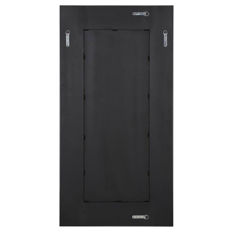 SAFAVIEH Couture Kaya 63.4-inch Large Vertical Rectangle Wood Mirror - 32.3"W x 3.1"D x 63.4"H