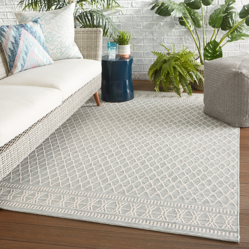 Renae Indoor/ Outdoor Trellis Area Rug