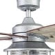 preview thumbnail 10 of 8, 52" Honeywell Foxhaven Indoor/Outdoor Rustic Farmhouse Ceiling Fan, Galvanized