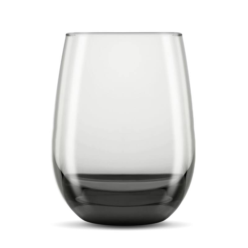 Libbey Classic Smoke All-Purpose Stemless Wine Glasses, 15.25-ounce, Set of 6 - Set of 6