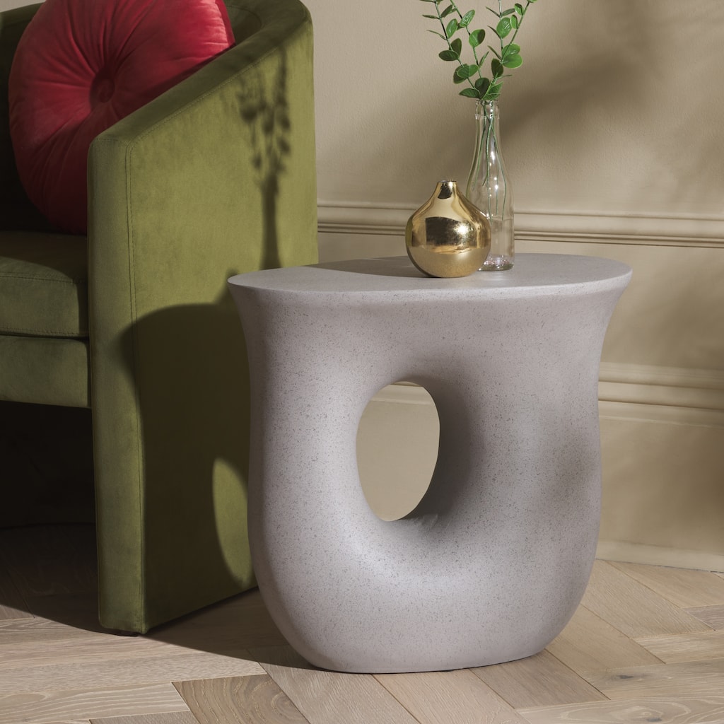 SAFAVIEH Irelyn Accent Table (Fully Assembled) - 18"W x 13"D x 17"H