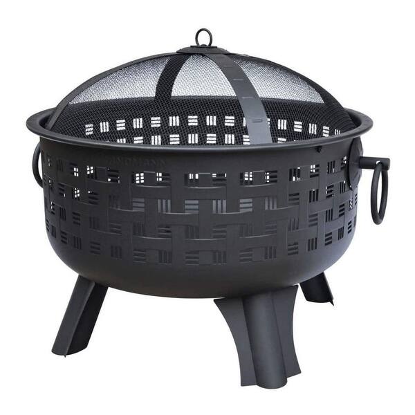 Landmann 26112 Garden Lights Brunswick Firepit, Black
