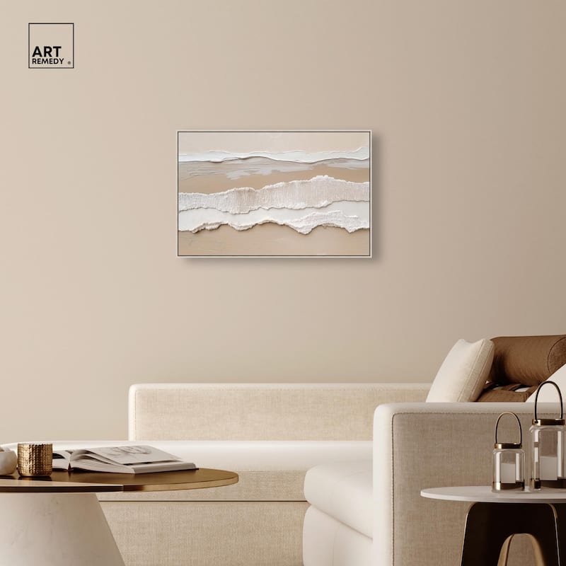 Textured Sea II Canvas by Art Remedy