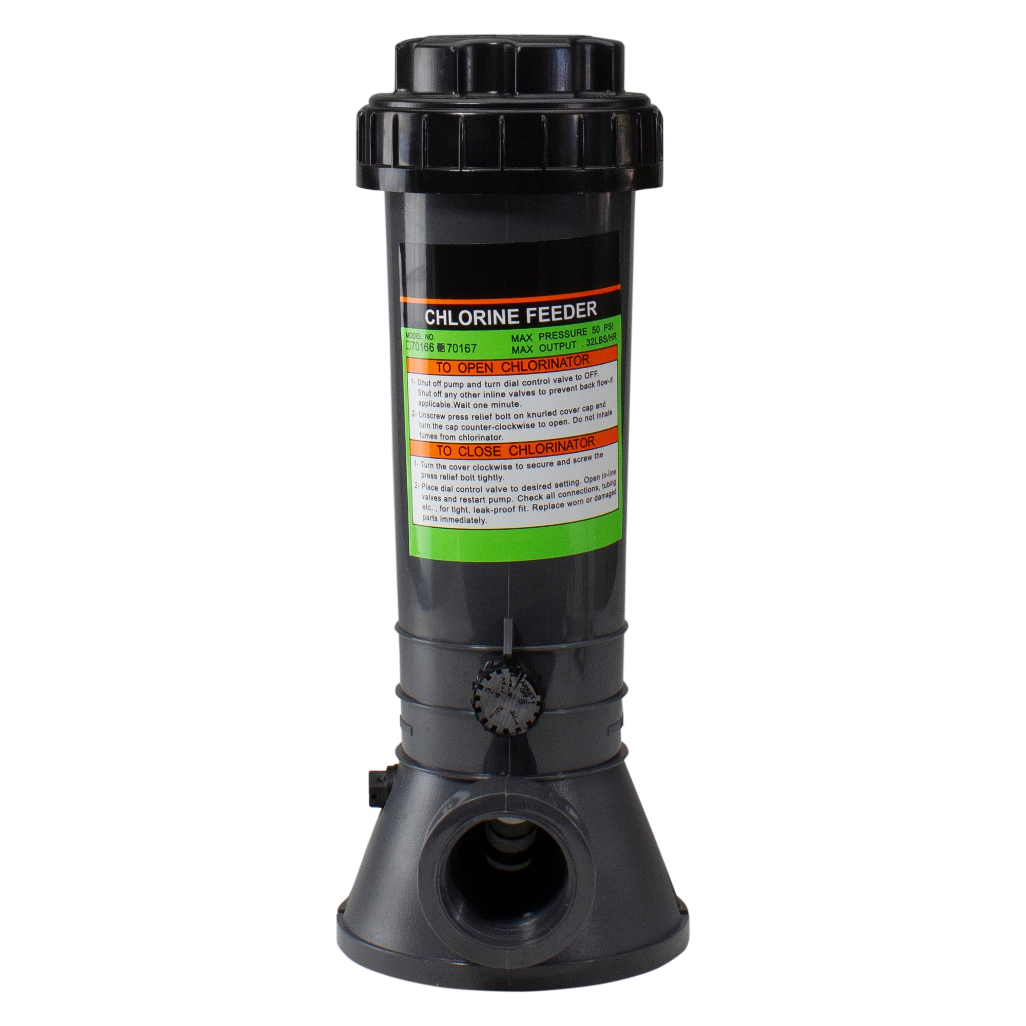 Automatic In-Line Chlorinator Chemical Feeder 9lb Capacity