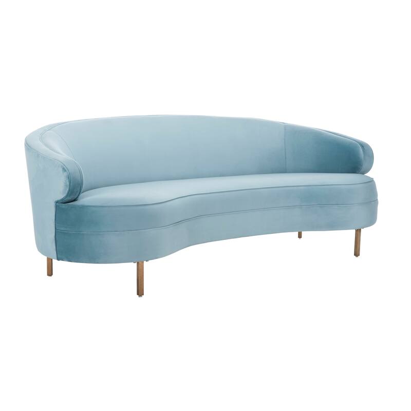 SAFAVIEH Home Primrose Curved Sofa - 89"W x 44"D x 33"H