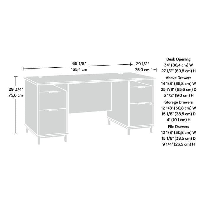 Portage Park Executive Desk Ka A2