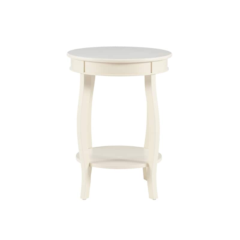Penelope Round Table with Shelf
