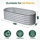 preview thumbnail 10 of 22, Aoodor 4 in 1 Modular Aluzinc Metal Raised Garden Bed - Outdoor Garden Planter Box for Vegetable, Flower, Herb