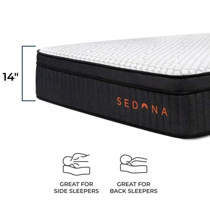 Brooklyn Bedding 14" Sedona Elite Mattress with Copper-Infused Foam