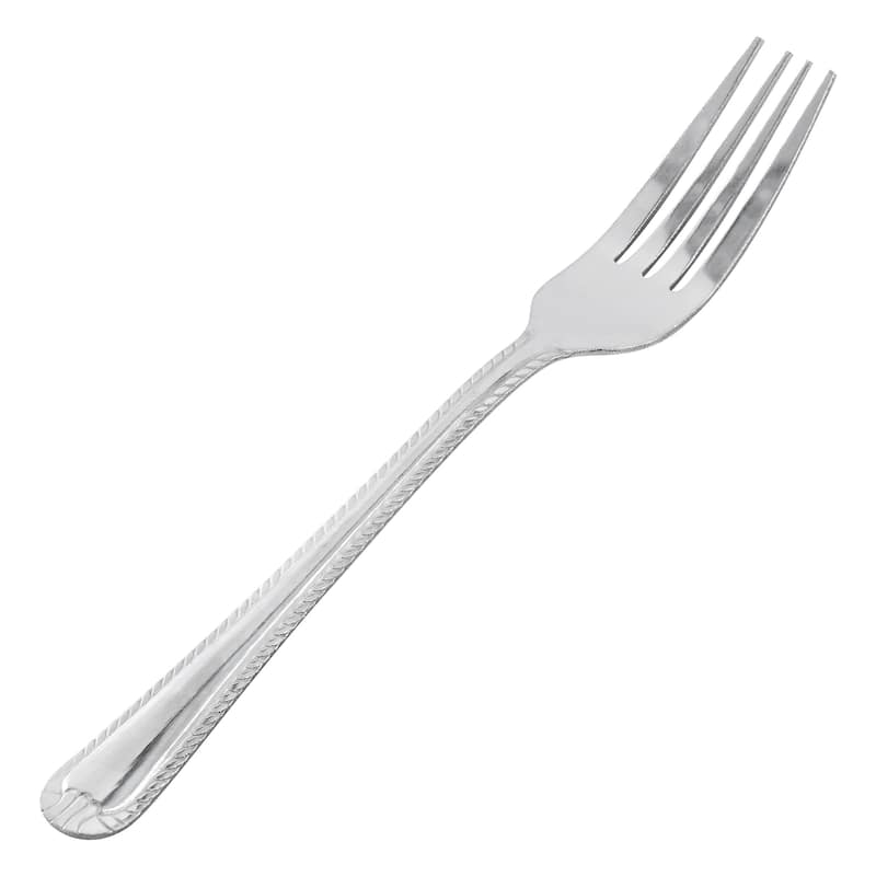 Gibson Home Tustin 6 Piece Stainless Steel Dinner Fork Flatware Set in Silver