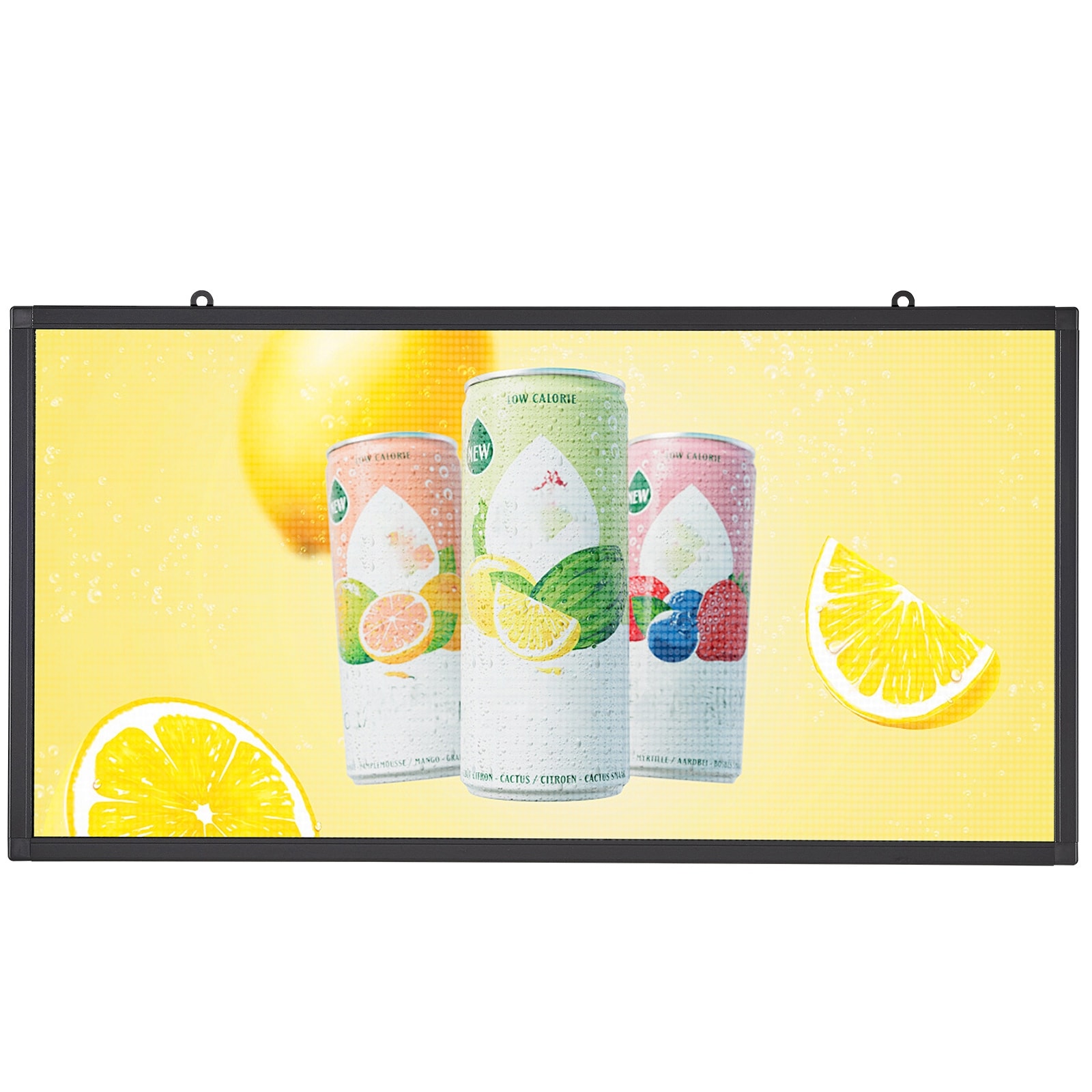 LED Message Board, Full Color Scrolling Display, Customizable Text and Animation via WIFI or USB, Ideal for Retail, Parties