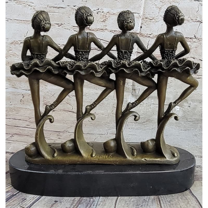 Hot Selling 100 Percent Bronze Modern Ballerina Dancer Sculpture Ballet Figurine Bron