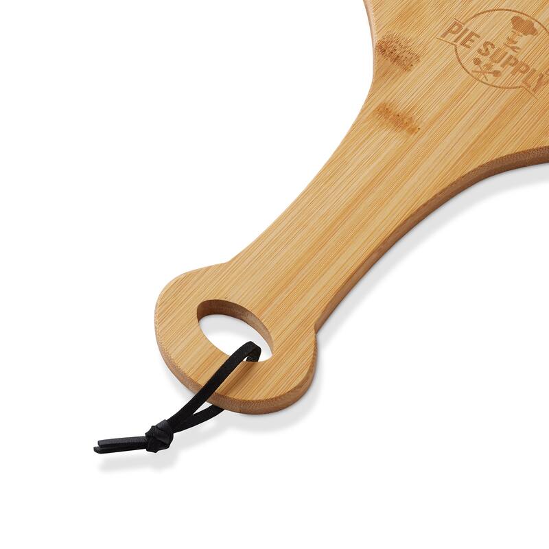 Bamboo Pizza Peel Wooden Paddle Cutting Board with Handle