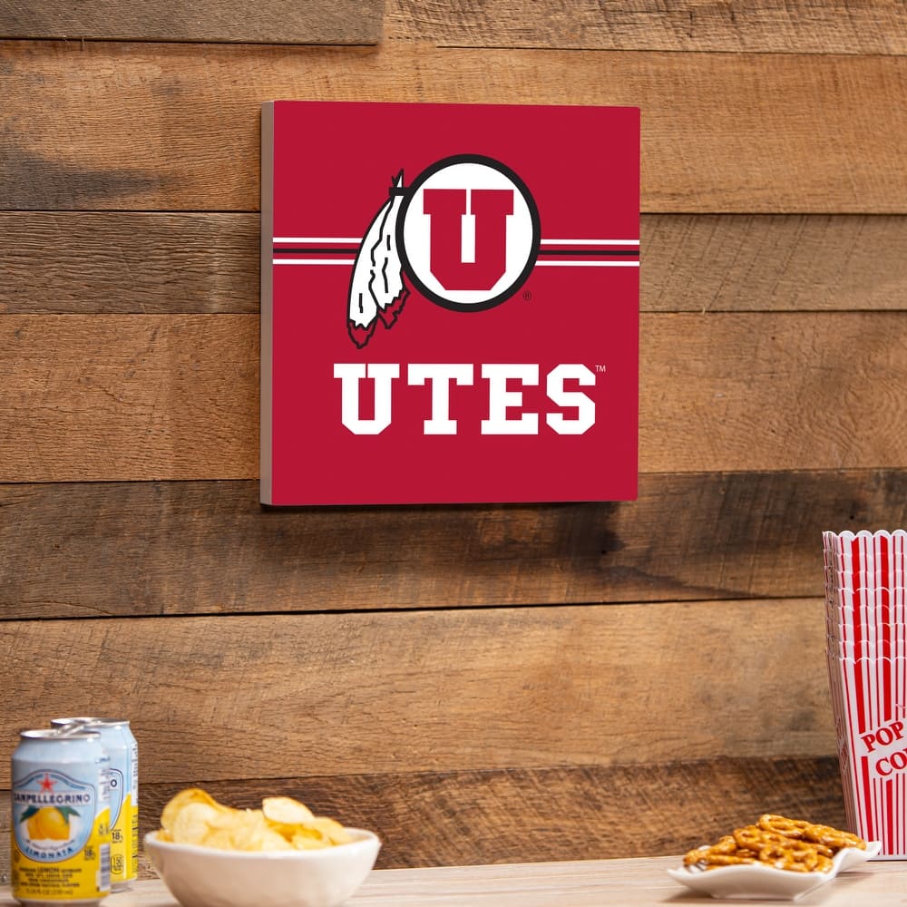 University of Utah Wooden Door Decor Wall Sign - Multi-Color
