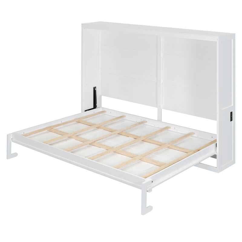 Multi-Functional Queen Murphy Bed - Easy Fold-Out Design, Ideal for Small Spaces